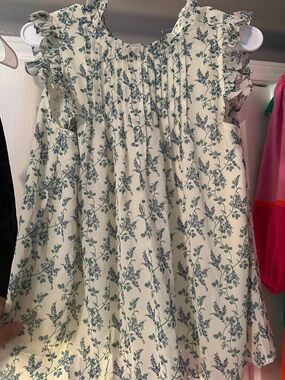 &merci Floral High Neck Top Ivory Medium NWT $44